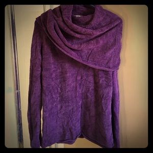 Athleta luxurious purple sweater