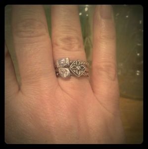 Belle Fleur Stacking rings