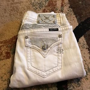 White Miss Me Jeans-Brand New