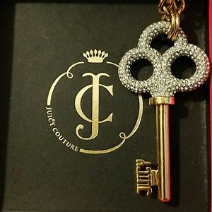 Juicy Couture Diamond Key Pendant Chain