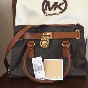 Michael KORS Hamilton Saffiano Medium Satchel
