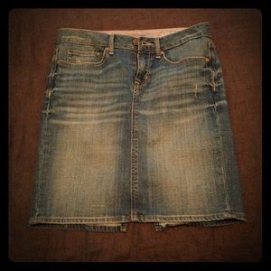 Gap jean skirt