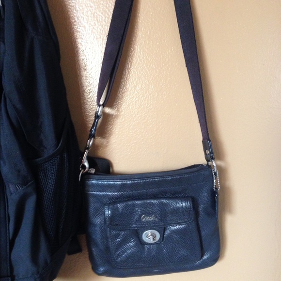 Authentic small coach side bag