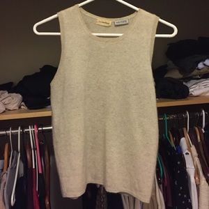 Cashmere tan top cream color