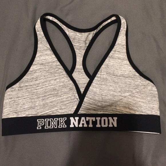 NWOT Pink Nation Cross Over Sports Bra Size L