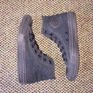 All black high top chick Taylor's