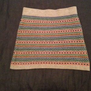 Never worn wool mini skirt