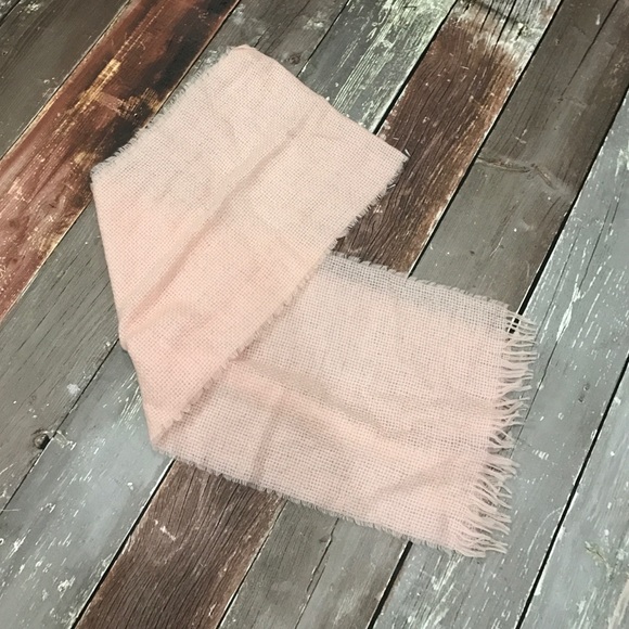 J. Crew pink scarf