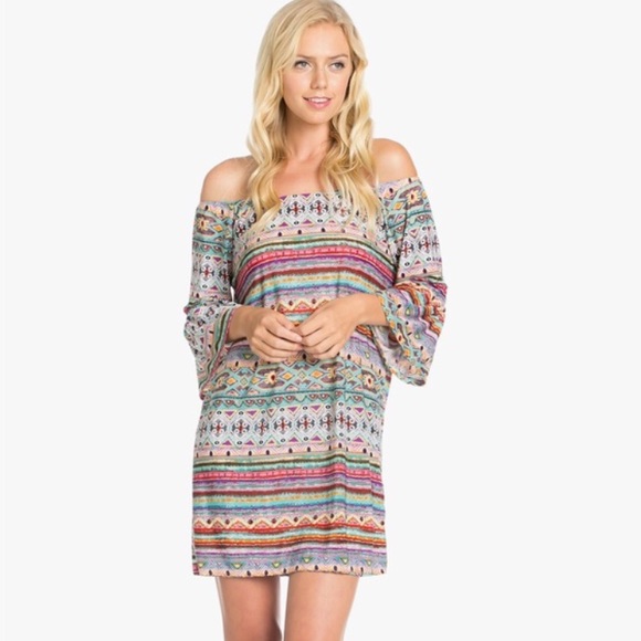 ๐1 SM LEFT๐ Off The Shoulder Spring Dress - Picture 2 of 5