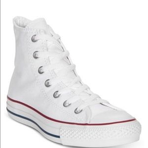 Never worn high top white converse!