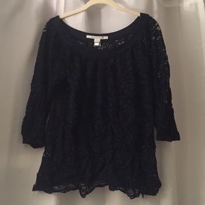DVF lace blouse