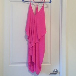 Island Pink High Low Dress