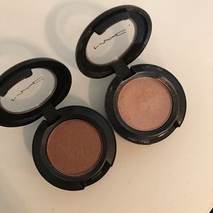 Two mac eye shadows
