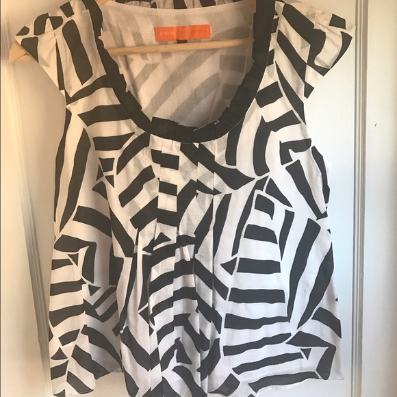 Cynthia Steffe Cotton Blouse Size Small