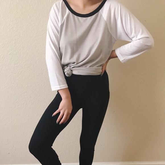 Missguided Contrast Raglan T-Shirt