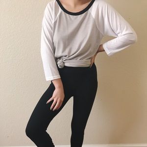 Missguided Contrast Raglan T-Shirt