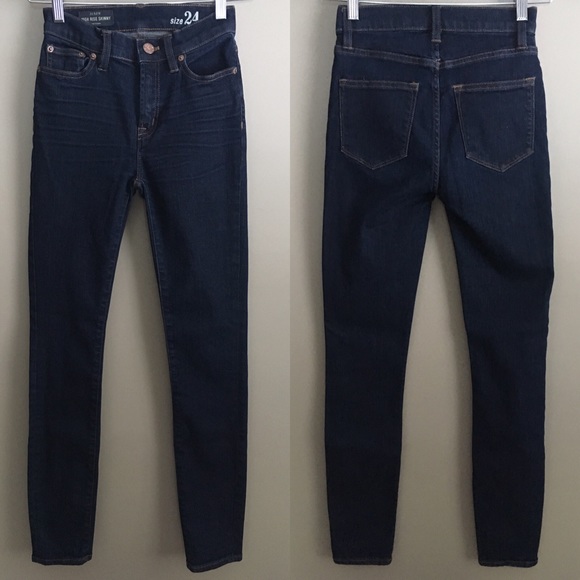 J. Crew High Rise Skinny Jeans