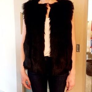 Topshop Faux Fur Vest