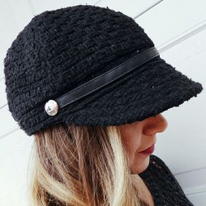 ❤HP❤Calvin Klein Black Riding Hat