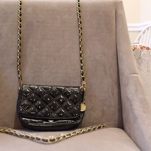 Big Buddha Vegan Patent Leather Bag