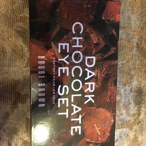 Dark chocolate eye set