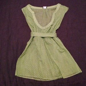 JCrew pineapple print top