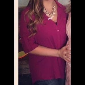 Express portofino shirt (FUSCHIA), worn once