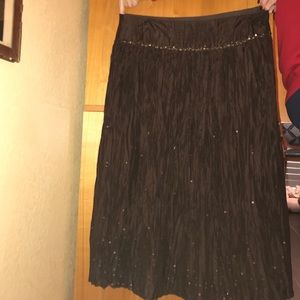 Talbots Brown skirt