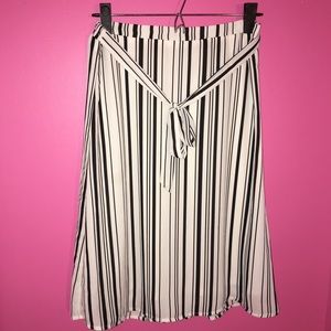 Striped Flowy Skirt