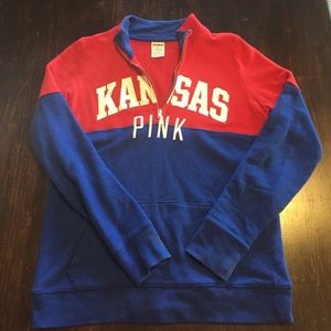 1/4 zip Victoria's Secret PINK sweatshirt - Small