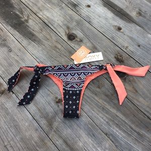 Roxy Boho Reversible Knotted Brazilian Bikini
