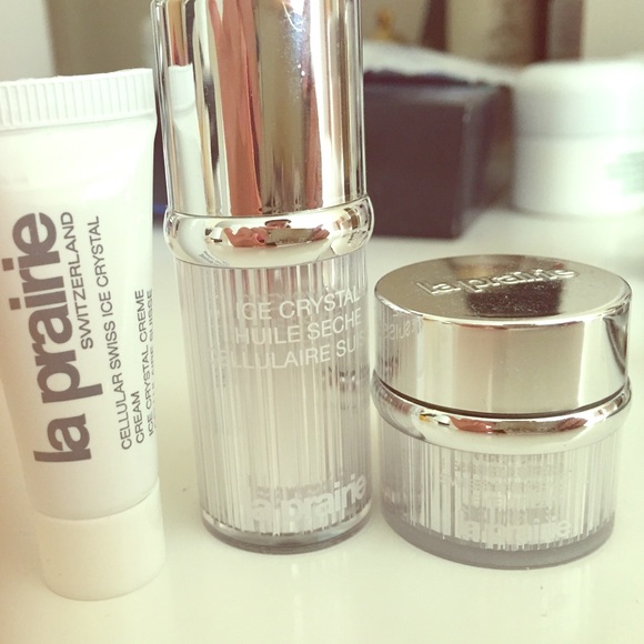 La prairie ice crystal set --cream+oil+eye cream