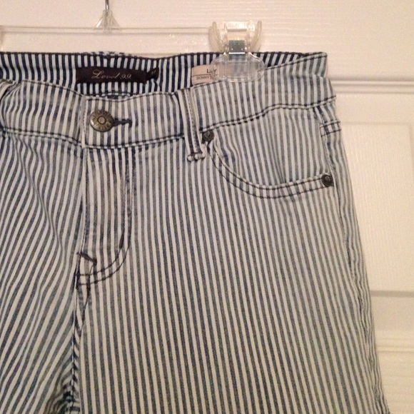Anthropologie Pants - Anthropolgie Railroad stripe skinnies