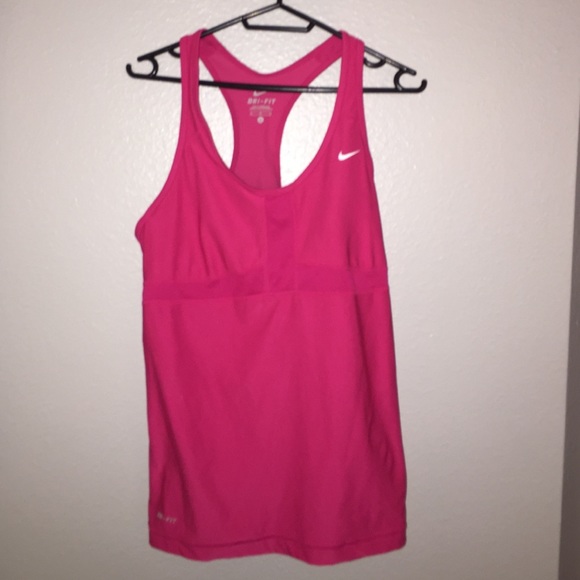 pink nike dri fit tank!