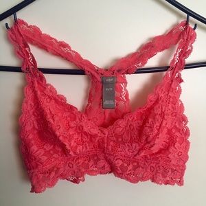 Hot Pink Lace Bralette 💋