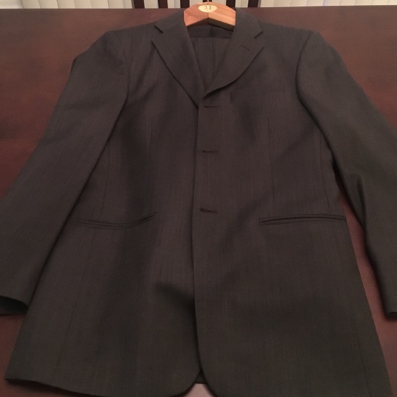 Men's Pierre Cardin Olive Green Suit
