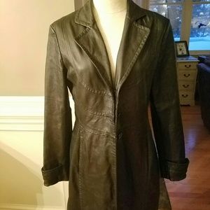 💲SUPER SALE💲Genuine leather long coat