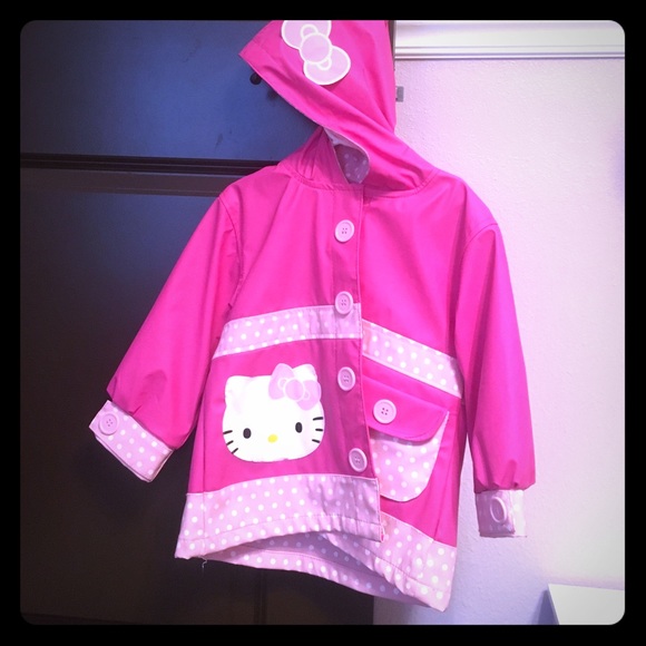 Girls Hello Kitty raincoat