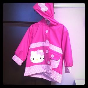 Girls Hello Kitty raincoat