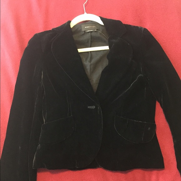 Bcbg velvet blazer