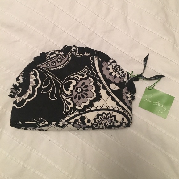 Vera Bradley ruffle cosmetic bag