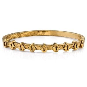 Low Luv by Erin Wasson gold plated arrow bangle