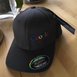NWT - Google Dark Gray Baseball Hat - S/M