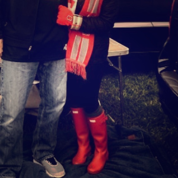 Red Matte Hunter Boots