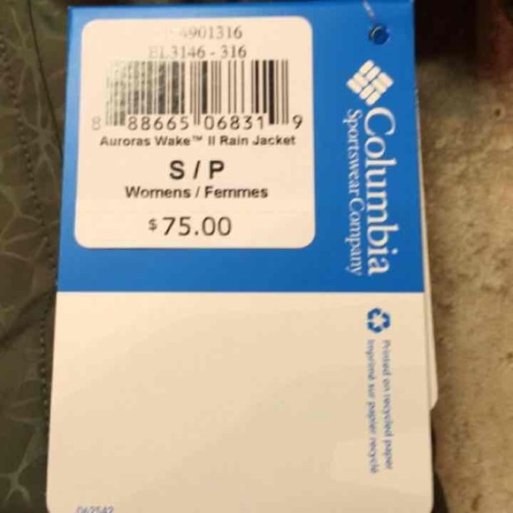 Columbia Rain Jacket - Picture 2 of 4