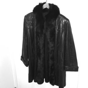 Givenchy Fourrure Leather Jacket