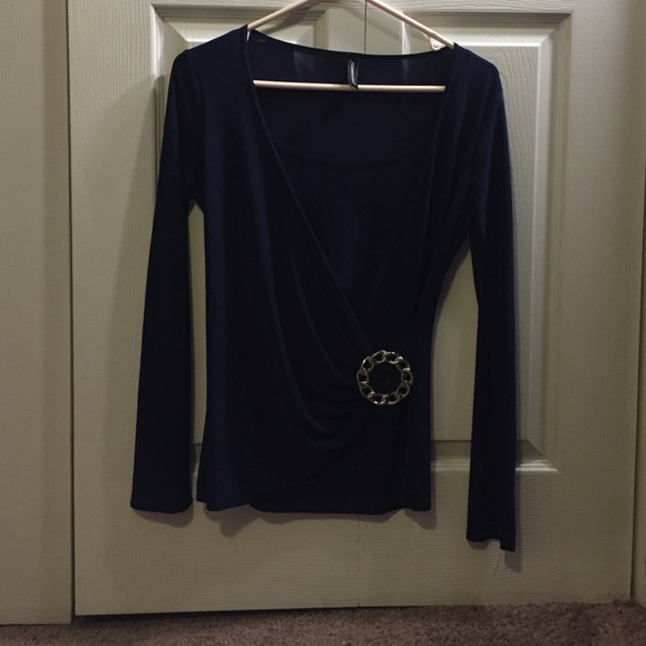 Elegant Mock Wrap Top- Sale!