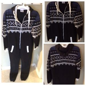 Cozy Black Adult Onesie