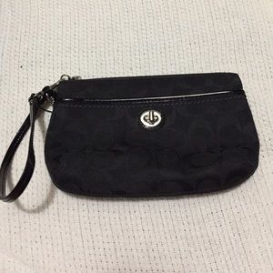 Coach wristlet-Black