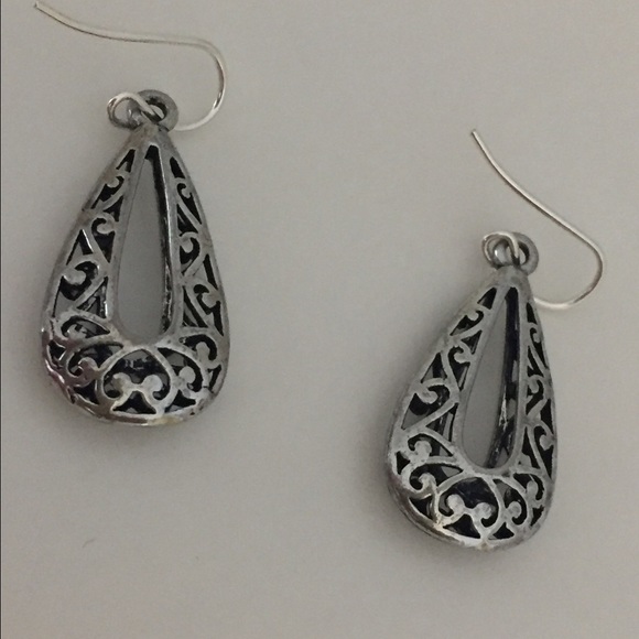 Silver earrings